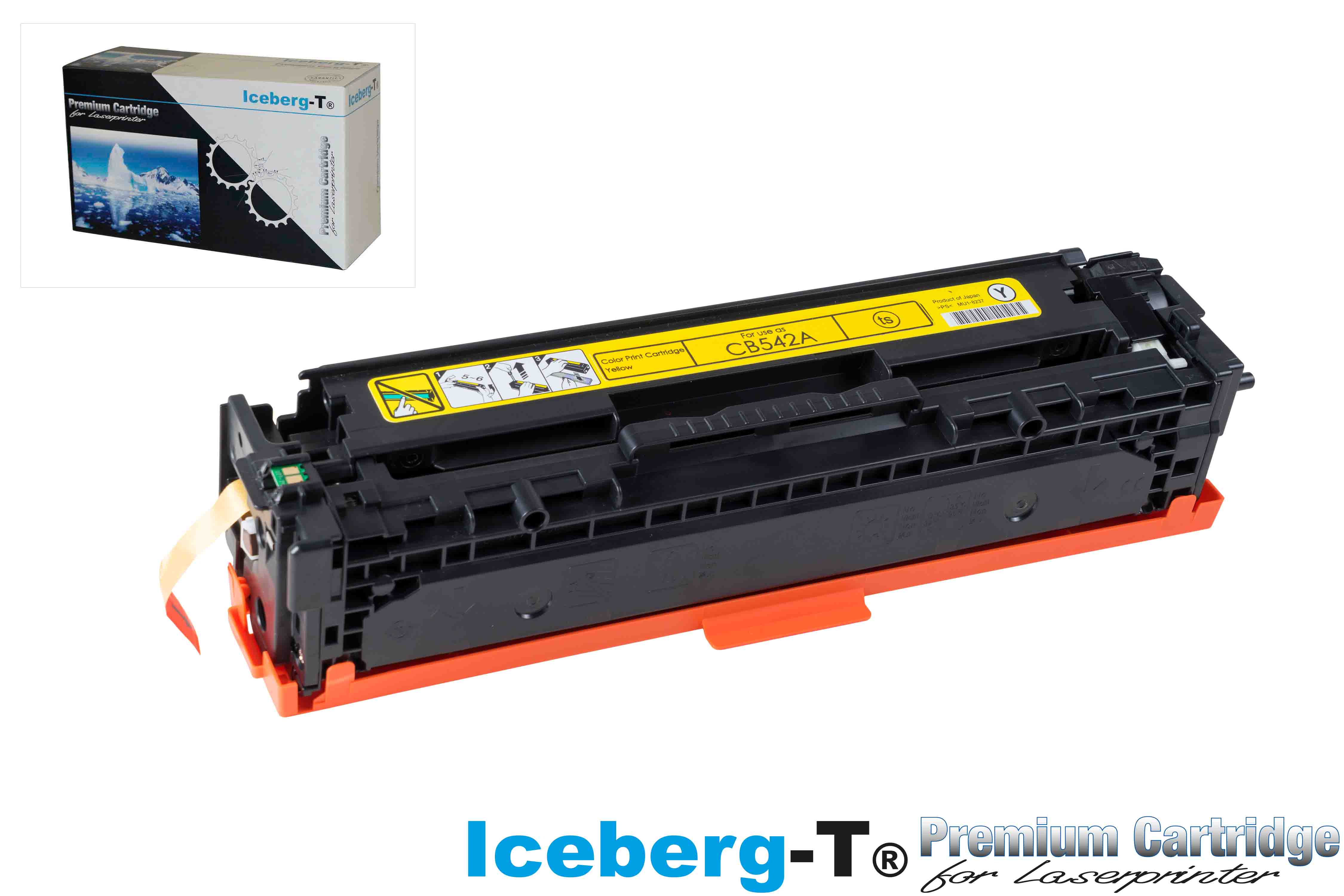 Iceberg-T Toner CB542A 1'400 Seiten, yellow