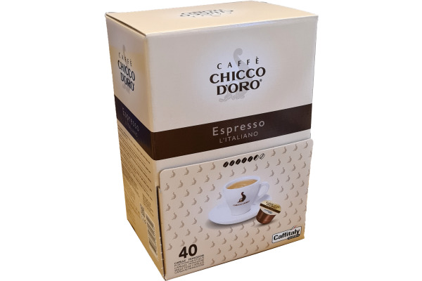 CHICCO D' Caffitaly Kapseln 802352 Espresso l'italiano 40 Stk.