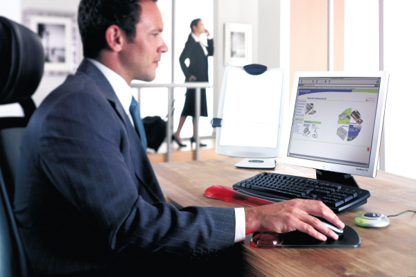 KENSINGTO Gel-Mousepad Duo 62402 blk/red