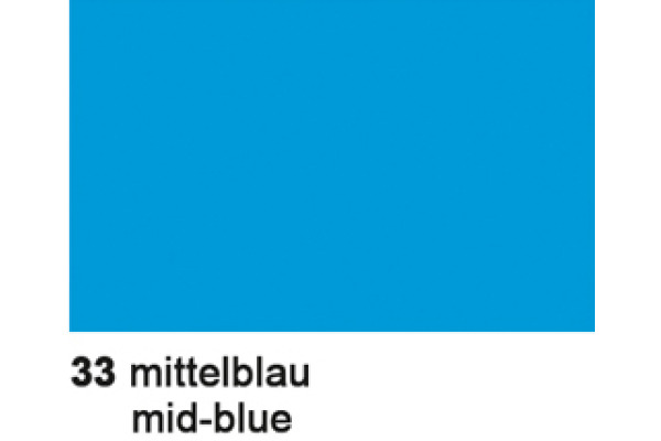 URSUS Seidenpapier 50x70cm 4642233 mittelblau 6 Bogen