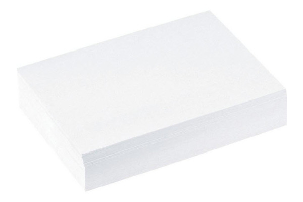 BIELLA Karteikarten blanko A7 23070000U weiss 100 Stück