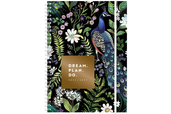 SIMPLEX Schüleragenda Touch 26/27 500234.27 1W/2S 17M Peacock ML 14.8x21cm