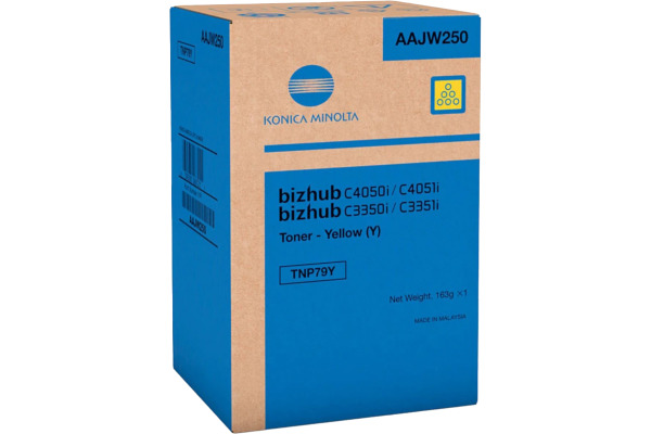 KONICA Toner TNP79Y yellow AAJW250 Bizhub C3350i 9000 Seiten