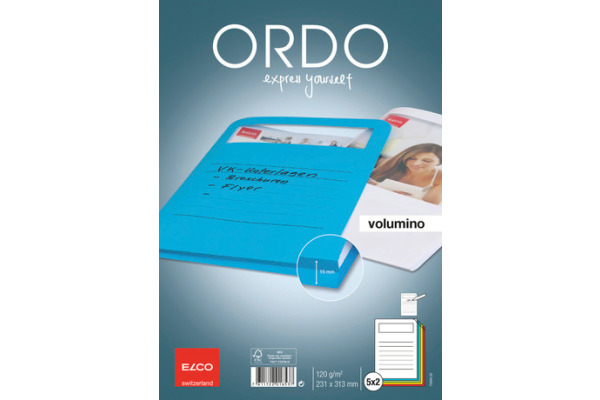 ELCO Organisationsmappe Ordo A4 73694.00 volumino, assortiert 10 Stück