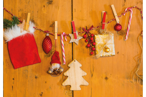 NATURVERL Weihnachtskarte Chalet 10277N Doppelkarte