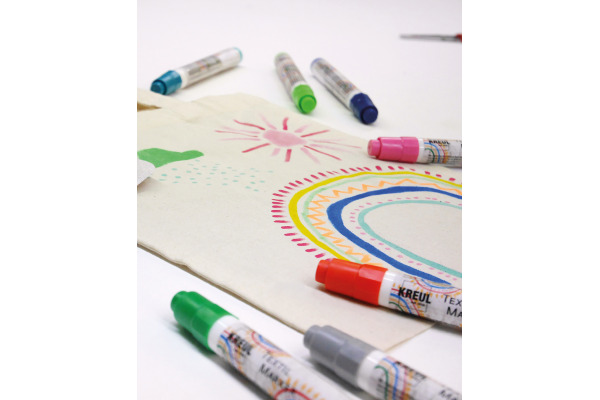 C. KREUL Textilmarker Junior 2-4mm KR-90719 Junior 5 Stück ass.