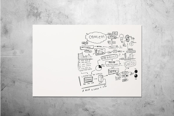 BEREC Whiteboard Sharp 16001.010 58x88cm
