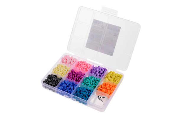 GLOREX Heishi Perlen-Set 61630242 pastel, assortiert 1000 Stück