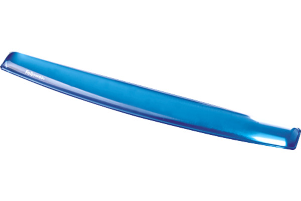 FELLOWES Handgelenkauflage Crystals 9113709 blau, für Tastatur, Gel