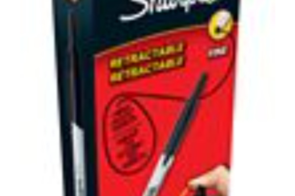 SHARPIE Permanent Marker Fine 1mm S0810840 schwarz, retractable