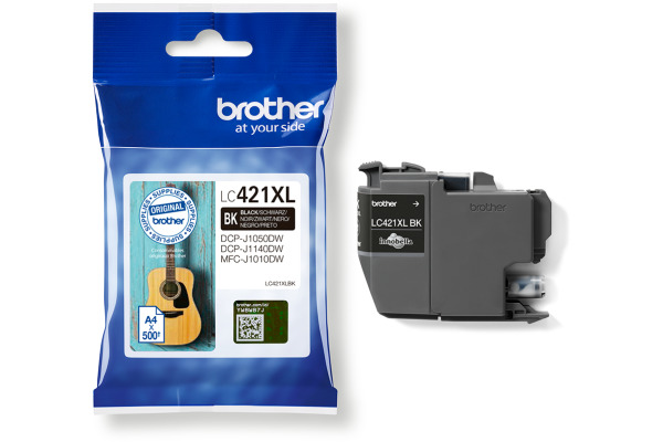 BROTHER Tintenpatrone HY schwarz LC-421XLBKDCP-J1050 500 Seiten