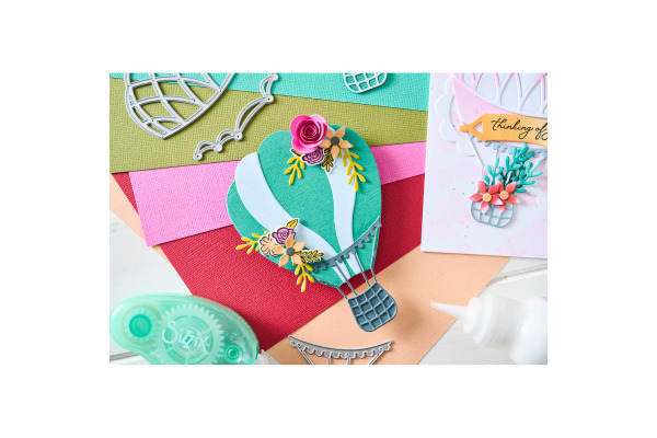 SIZZIX Stanzformen 666834 Floating Fancy 15 Stück