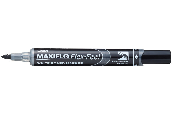PENTEL Whiteboard Marker Maxiflo MWL5SBF-4 FlexFeel, 4 Stück