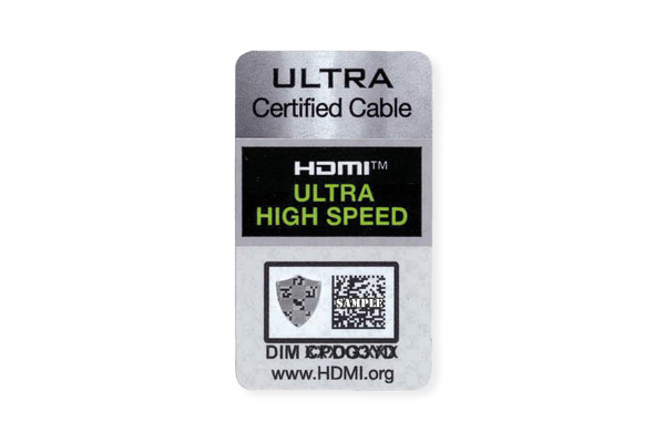 ROLINE HDMI UltraHD Kabel, Eth. 11.04.601 Black, ST/ST, 4320p, HDR 1m
