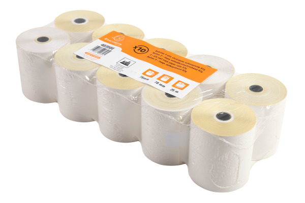 EXACOMPTA Rollen Chemisches Papier 10Stk 40358E 76x70mmx25m für Kasse
