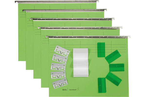 BIELLA Hängemappen-Set A4 27145531U hellgrün 32x25cm 5 Stück