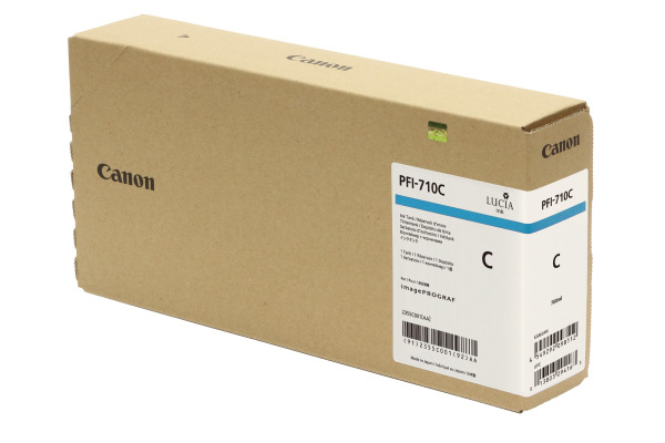 CANON Tintenpatrone cyan PFI710C iPF TX-2000/300O/4000 700ml