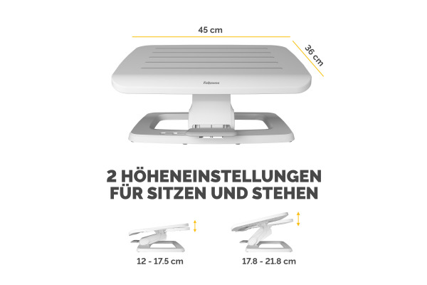 FELLOWES Fussstütze Hana LT 100016999 weiss