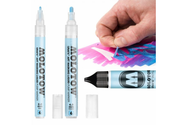MOLOTOW Masking Liquid Pumpmarker 2mm 728001 14g.