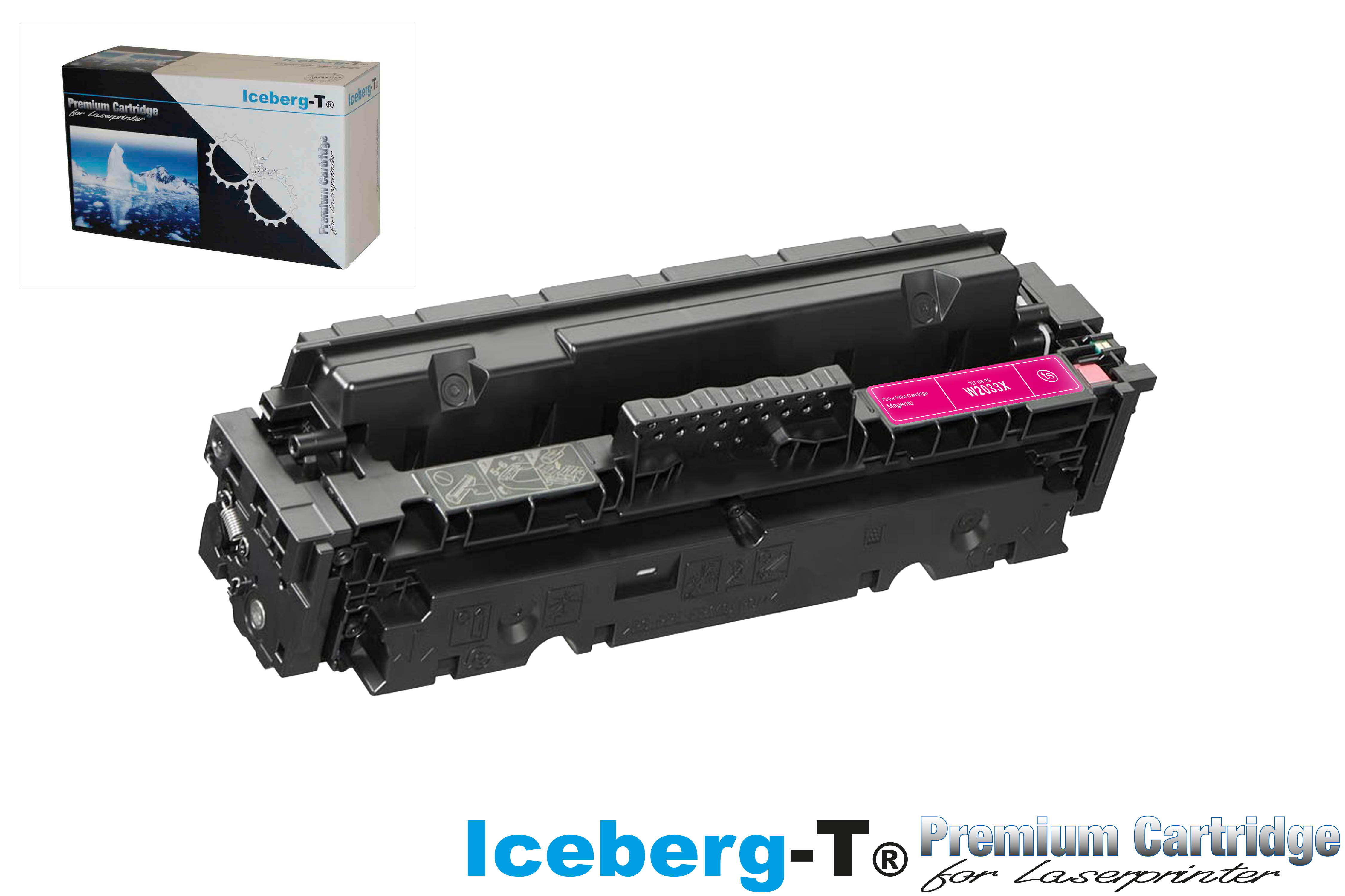 Iceberg-T Toner W2033X / 415X 6'000 Seiten, magenta
