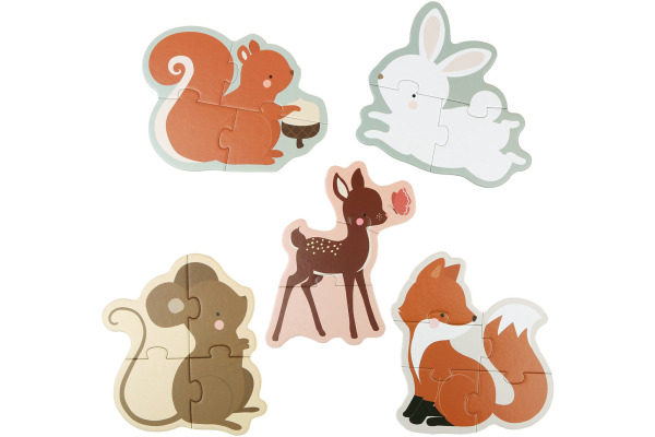 ALLC Puzzle PGPUFF05 Forest friends 5-teilig
