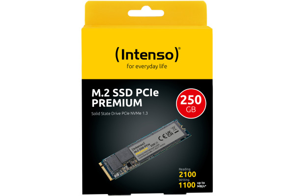 INTENSO M.2 SSD Premium 250GB 3835440 PCIe, m.2 2280