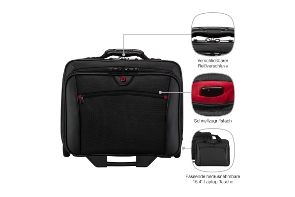 WENGER Potomac Trolley B-600661 removeable 17inch Slimcase