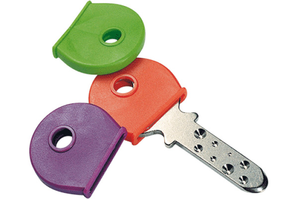 RIEFFEL Schlüsselkappen A20958 ass. 200 Stück