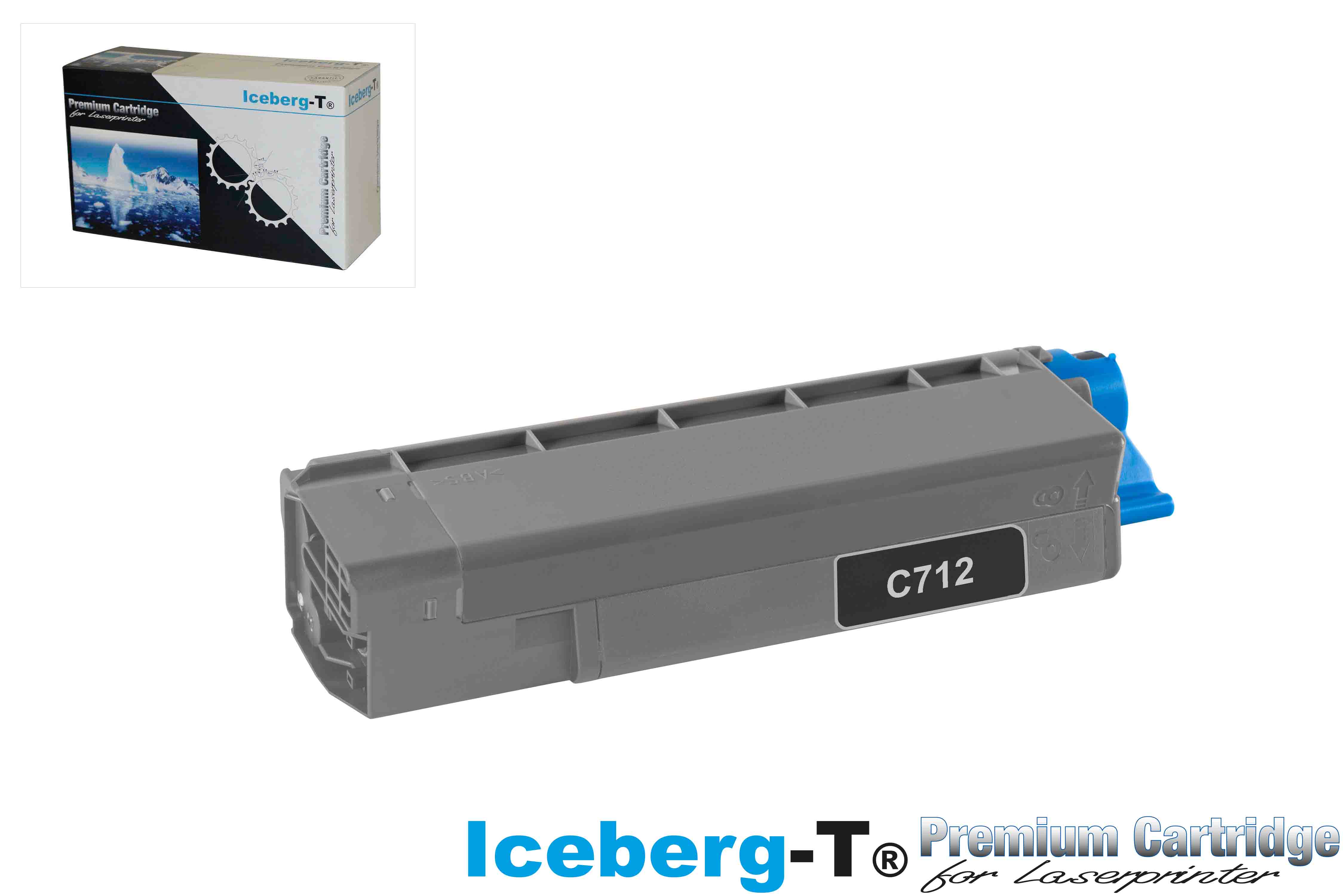 Iceberg-T Toner OKI C712 11'000 Seiten, schwarz