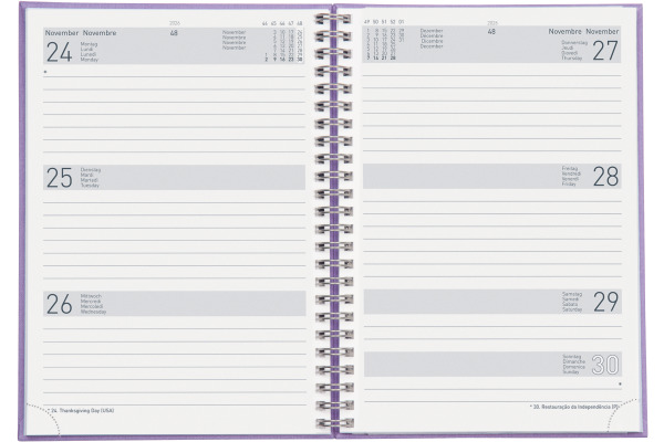 BIELLA GA Dispo Term Savana 2026 808591410 1W/2S lila ML 14.5x20.5cm