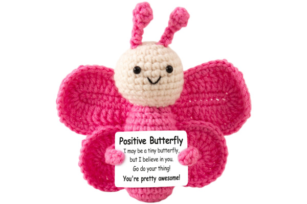 I AM CREA Positive Butterfly 13cm 1000-2570 pink
