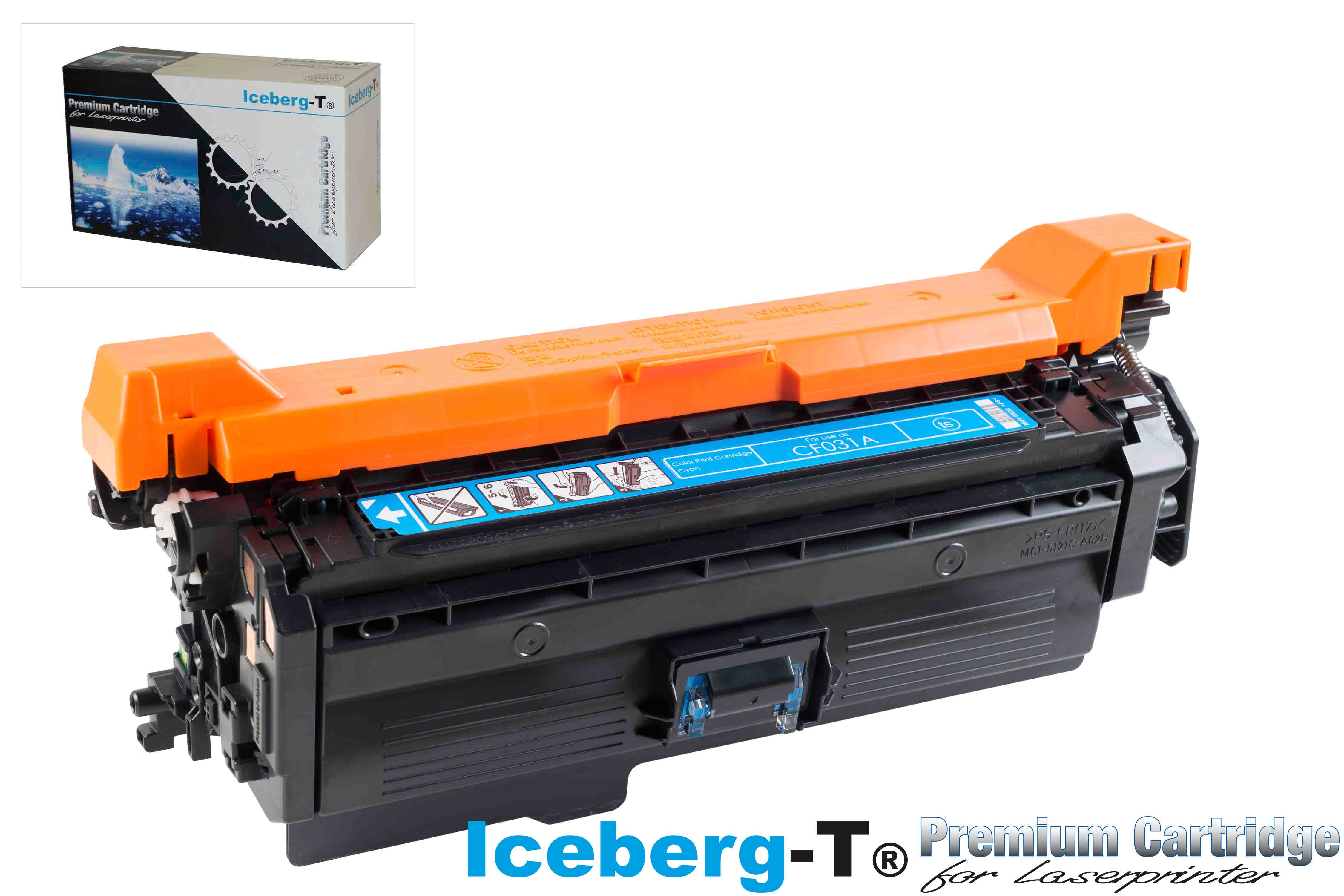 Iceberg-T Toner CF031A / 646A 12'500 Seiten, cyan