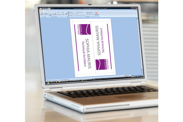 SIGEL Tischkarten 190x60mm DP049 weiss, 185g 40 Stück