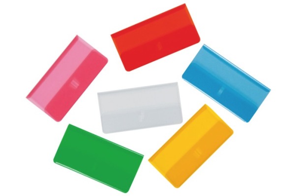 BIELLA Klarsichthülsen 60x30mm 27360230U grün 25 Stück