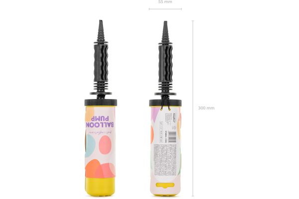 PARTYDECO Luftballon-Pumpe manuell POR2 assortiert