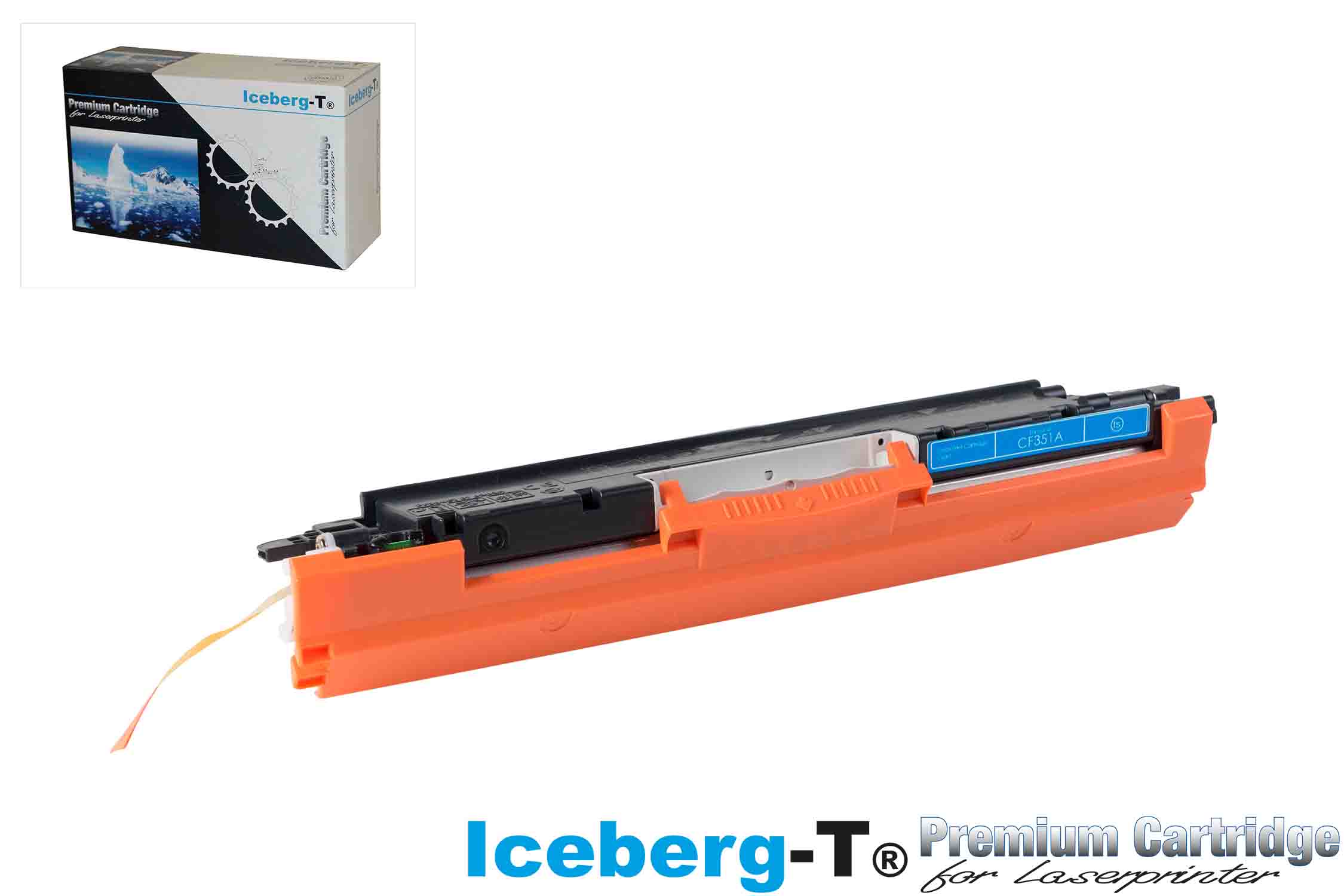 Iceberg-T Toner CF351A / 130A 1'000 Seiten, cyan