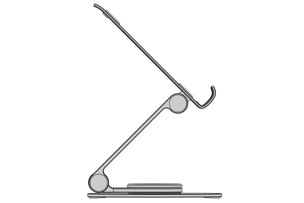 ICY BOX 360° rotatable and adjustable IB-TH201R smartphone/tablet stand 12.9