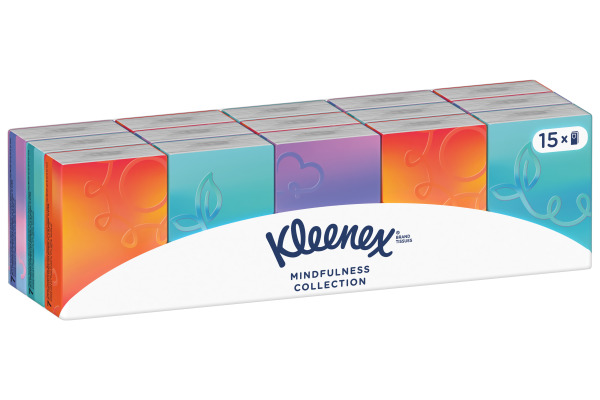 KLEENEX Taschentücher Collection mini 3518109 3-lagig 15 Stück