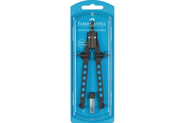 FABER-CA. Schnellverstellzirkel Factory 174335 Neonfarben im 3D Design