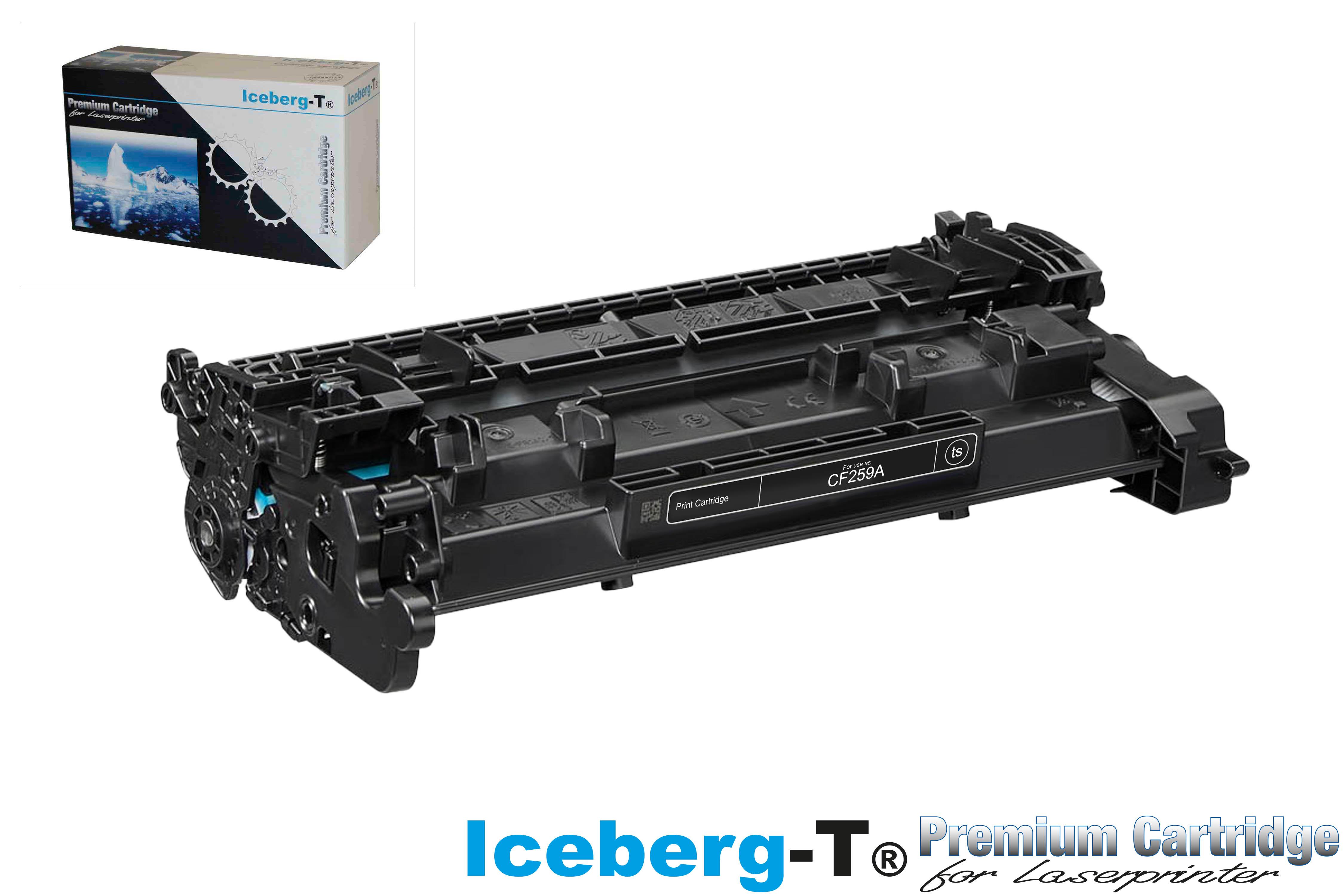 Iceberg-T Toner CF259A 3'000 Seiten, schwarz