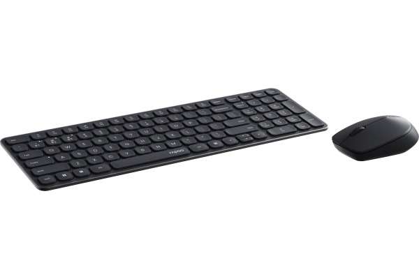 RAPOO 9310M Ultraslim Deskset 12630 Wireless, Multimode,Black