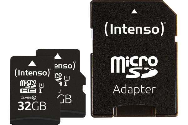 INTENSO Micro SD class 10 2x32GB 3423482