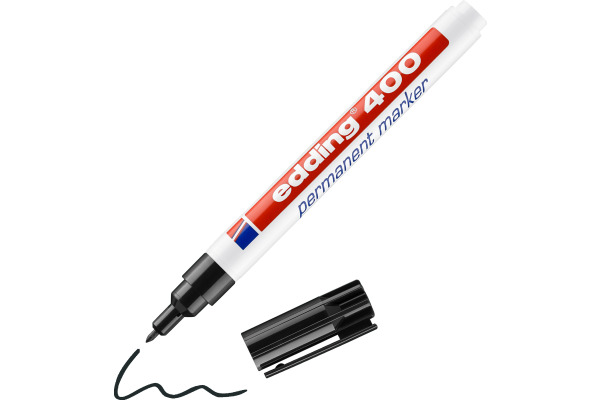 EDDING Permanent Marker 400 -1mm 400-1 schwarz