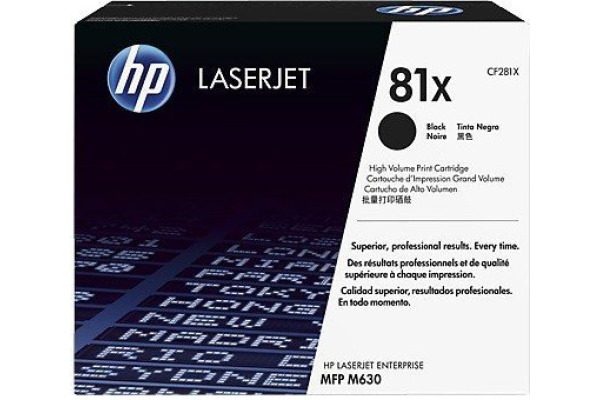 HP Toner-Modul 81X schwarz CF281X LJ Enterprise M630 25'000 S.