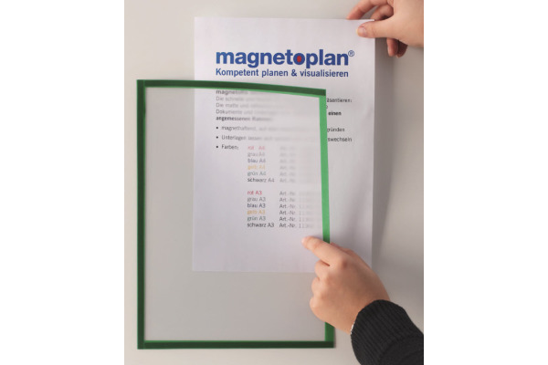 MAGNETOP. Magnetrahmen magnetofix A3 1130403 blau 5 Stk.