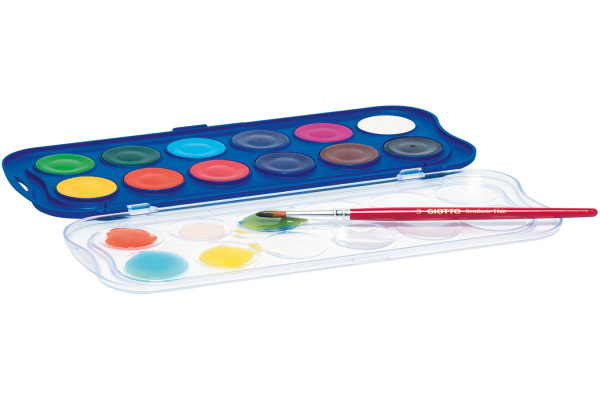 GIOTTO Malkasten Acquerelli 351200 12 Farben