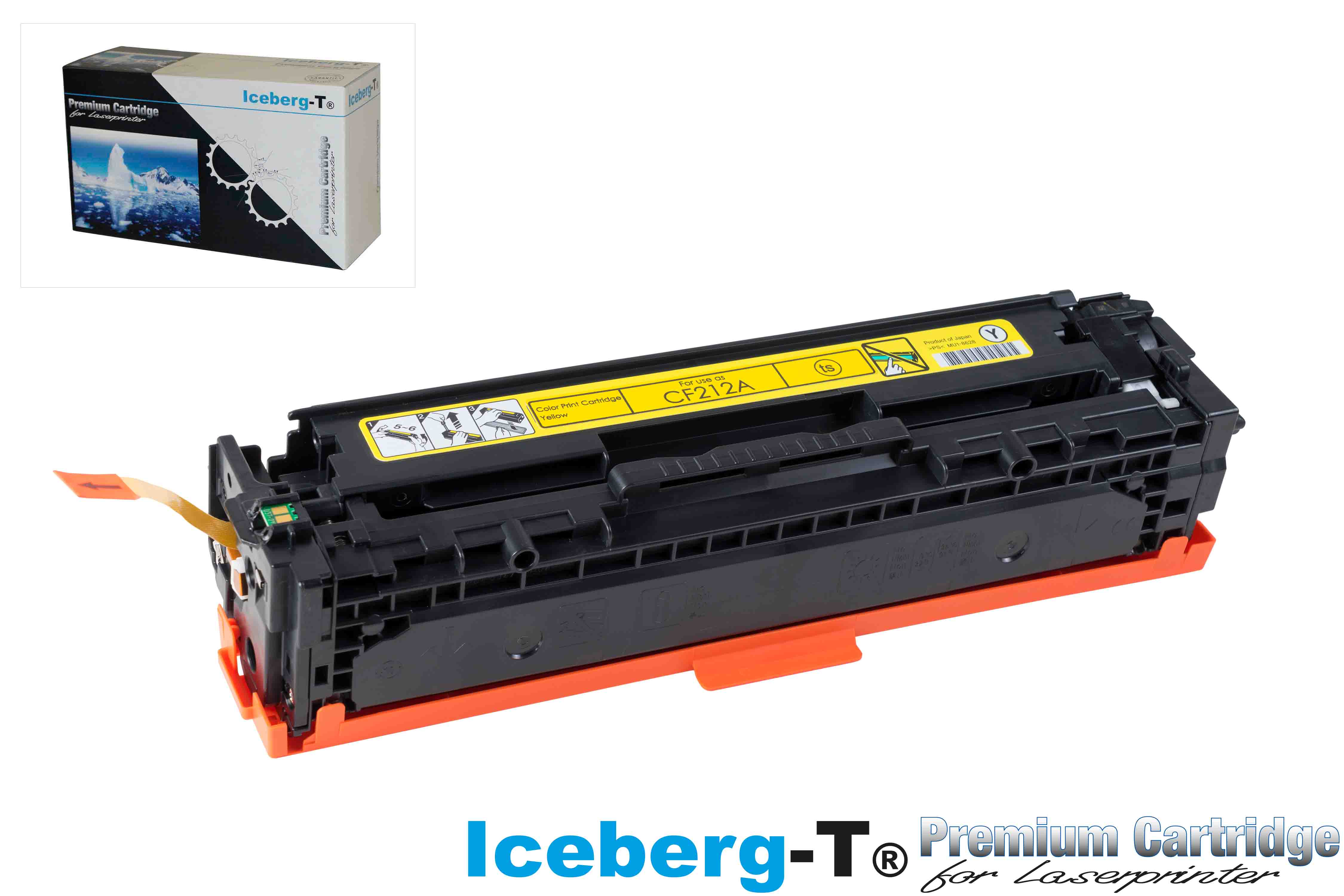 Iceberg-T Toner CF212A 1'800 Seiten, yellow
