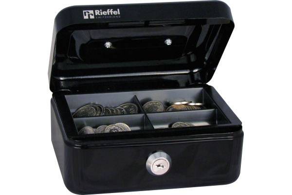 RIEFFEL Geldkassette Valorit A19087 7x15,3x12cm schwarz