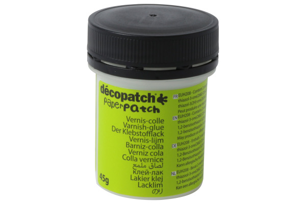 DECOPATCH Bastelset Schildkröte KIT036C Bogen, Tier, Pinsel, Lack