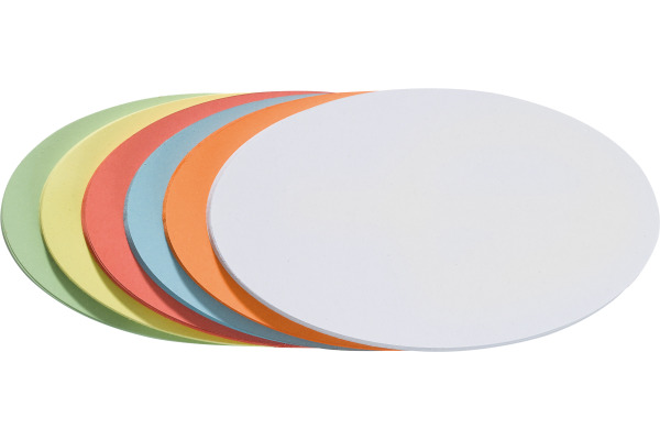 FRANKEN Moderationskarte Oval UMZH 1119 11x19cm, farblich ass.